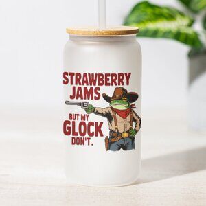 Frog Tumbler, Strawberry Jams, But My Glock Don’t, Funny Meme, Frog Lovers